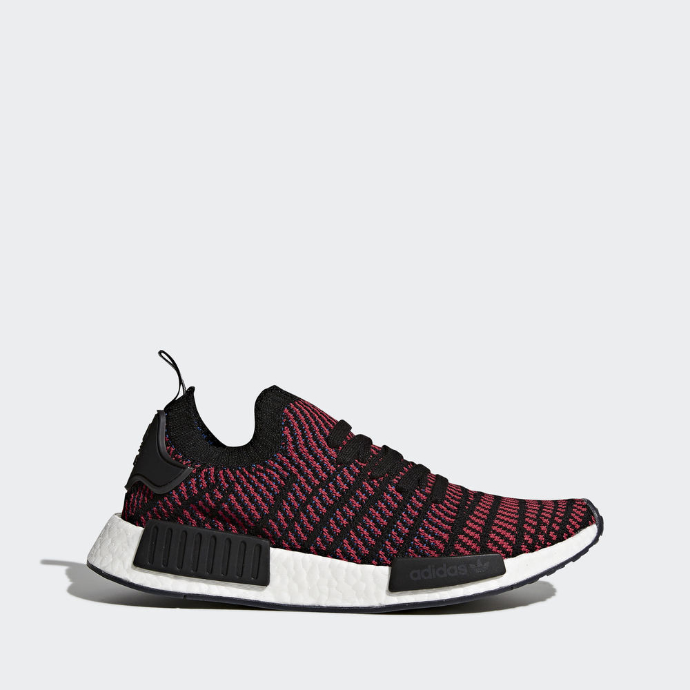 Adidas Nmd_r1 Stlt Primeknit - Originals γυναικεια - Κοκκινα/Μαυρα/Κοκκινα/Μπλε,Μέγεθος: EU 36 – 54